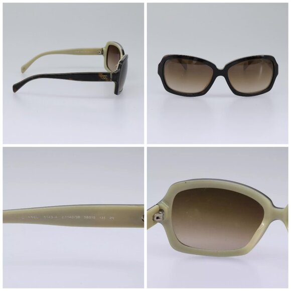 CHANEL Sunglasses plastic Brown CC Auth am7632 - Picture 15 of 15